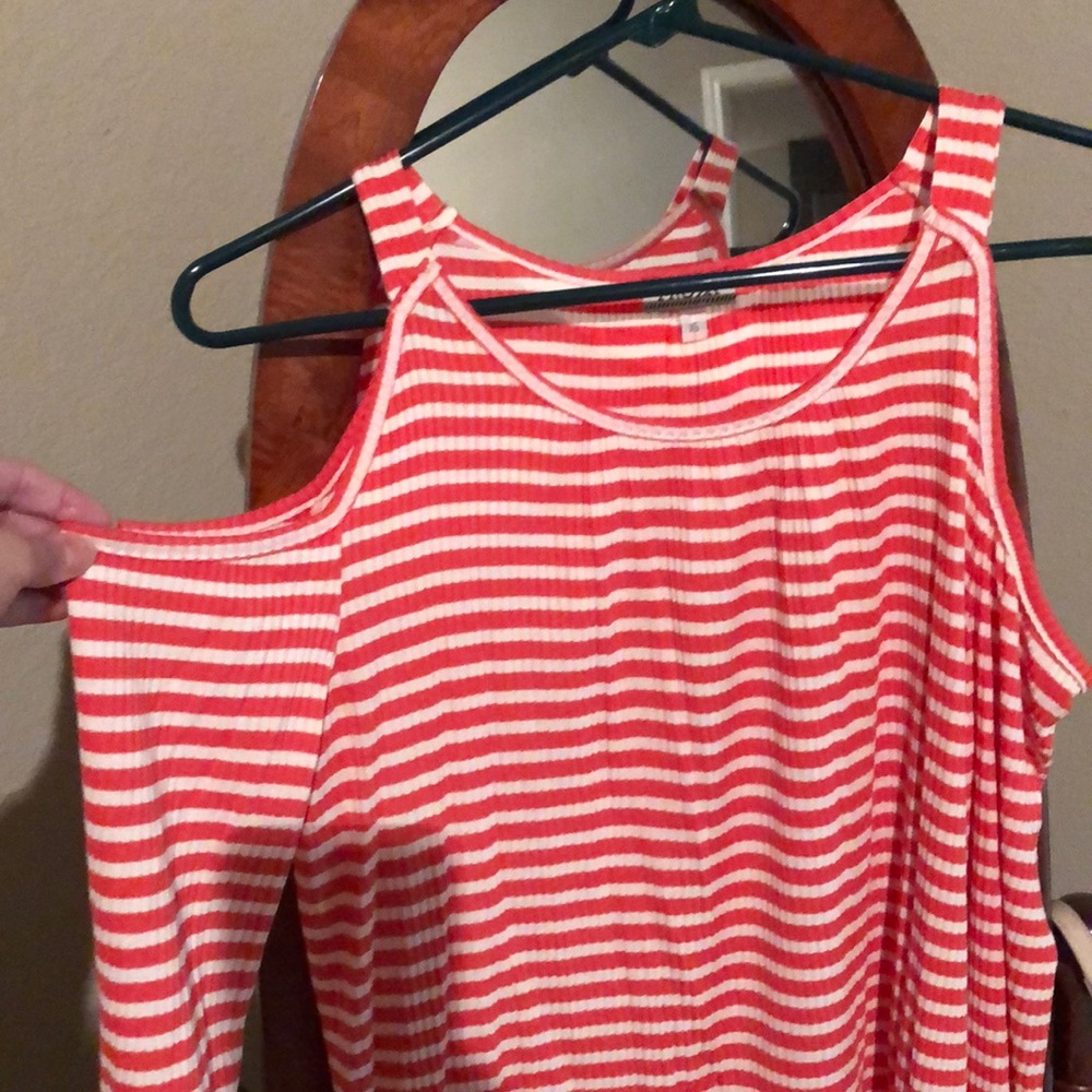 Cold shoulder long sleeve blouse from Stitch Fix
